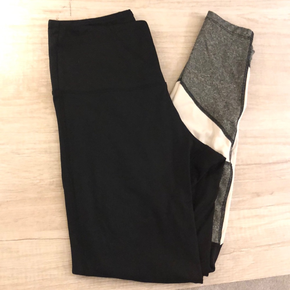 marita black striped leggings